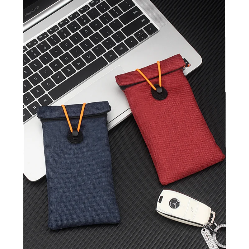 Mobile phone signal blocker Bag Jammer Anti-Radiation Shield Signal Blocker Pouch For iphone 15 Pro 14 13 12 11.
