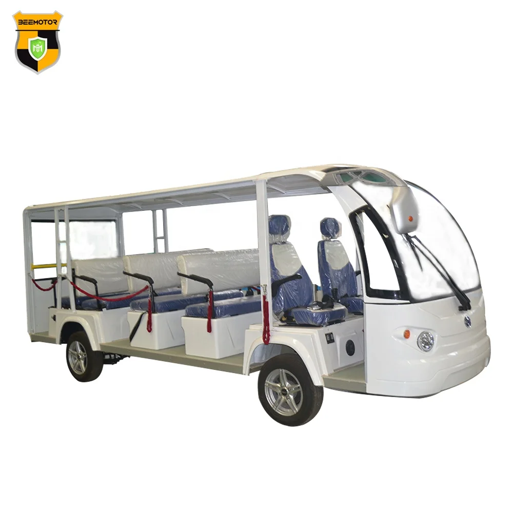 Wholesale Electric Shuttle Bus Sightseeing 72V 8 Passenger Luxury Electric Shuttle Bus For Sale