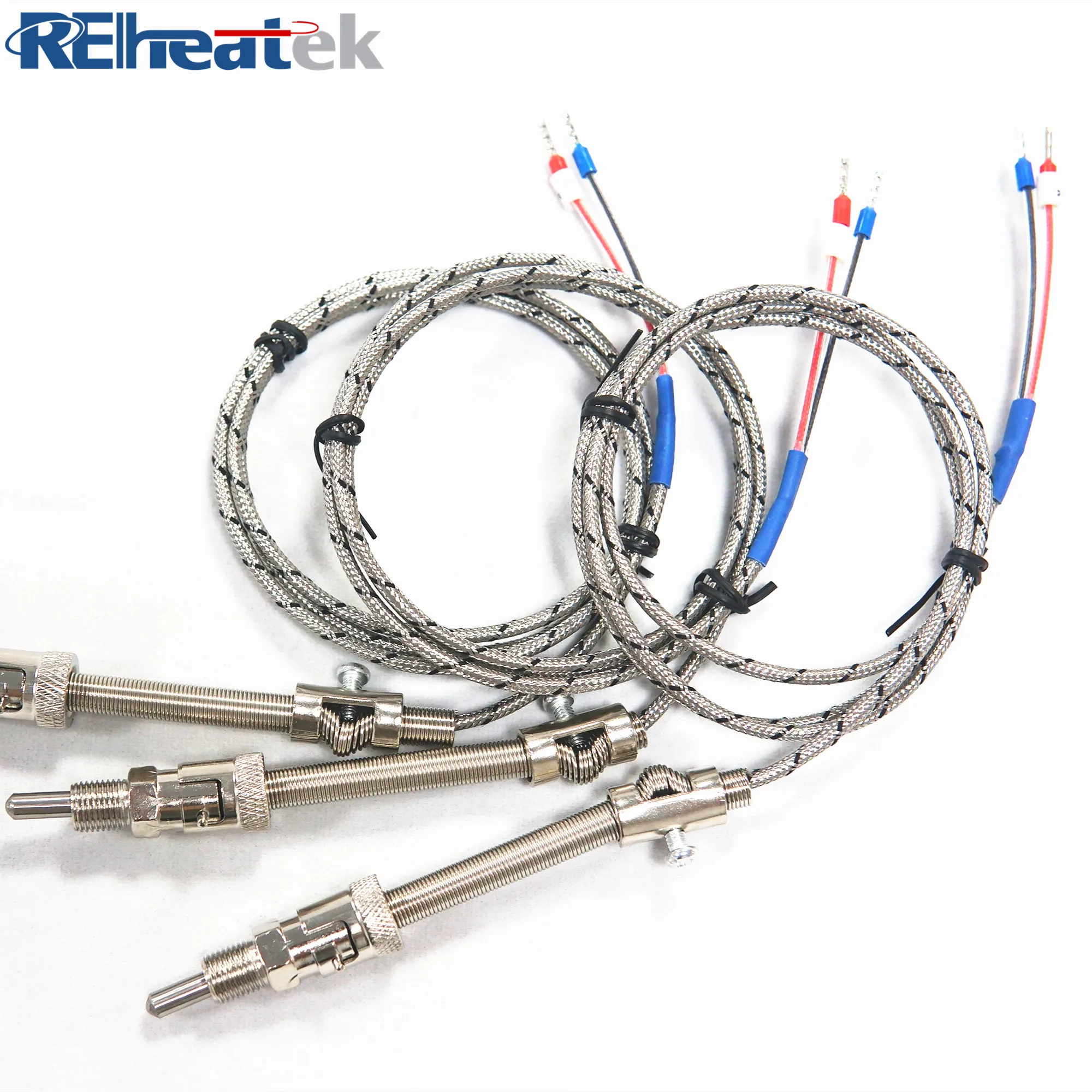 Hot Spring Loaded K J Type Thermocouple Temperature Sensor