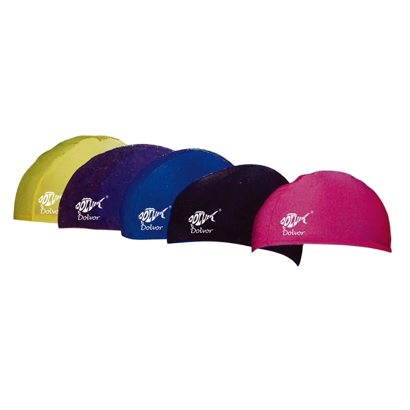 New products hot sale swimming caps kids lycra caps colorful custom logo