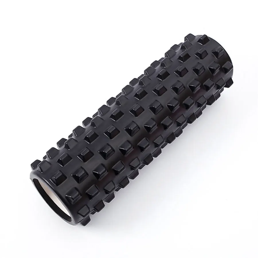 High-Density Soft Grid EVA Hollow Fitness Yoga Foam Roller Portable Muscle Massage Roller for Exercise Made with PVC