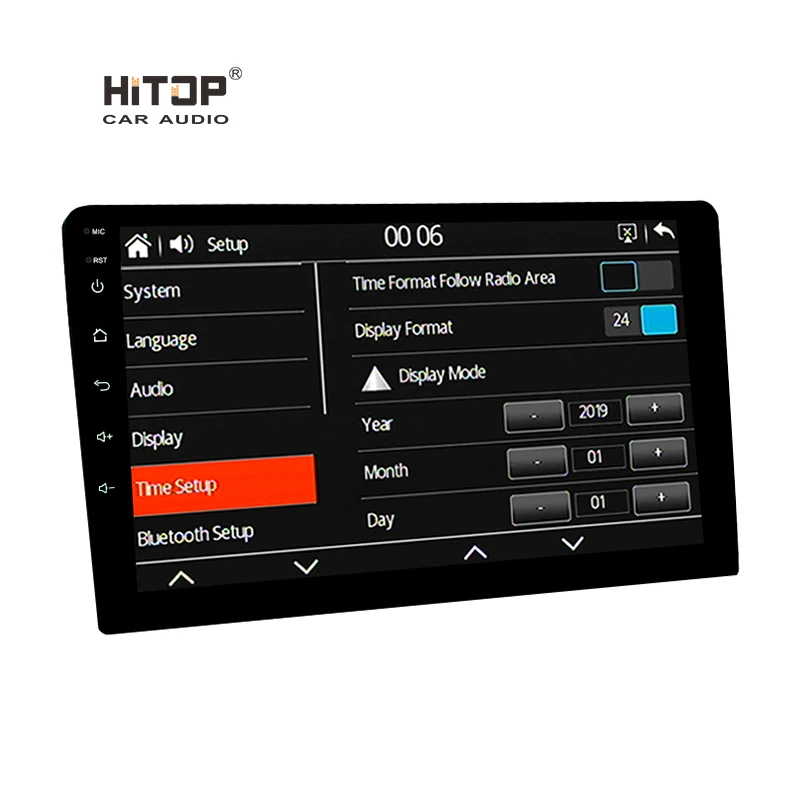  EW6800F 128M AM FM RDS Car Radio BT DVD Universal Linux WIN CE MP5 Player 10.1