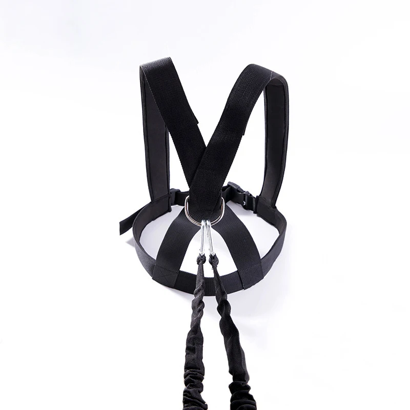 Agility Speed Cord Trainer Set Strength Training Running Bungee Waist Band Double Pull Rope Resistance Band