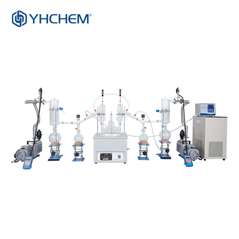 High temperature distillation and essential oil extraction short path distillation kit