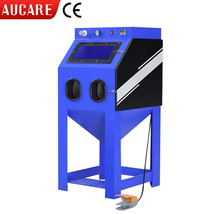 Mobile dustless blaster machine sand blasting machine used for remove rust