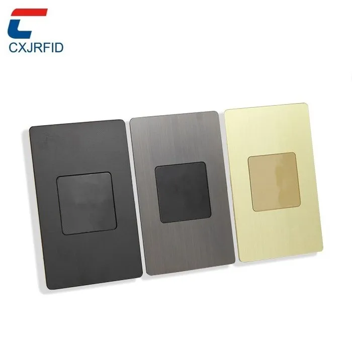 Factory Price Nfc Blank Metal Business Card Costom Qr Code Smart Chip Nfc Card