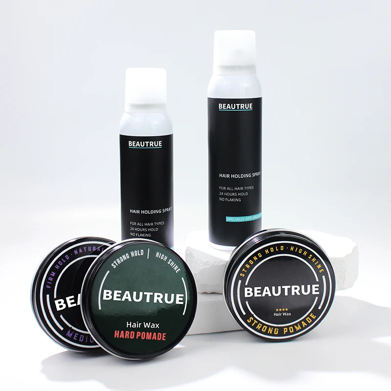 Strong hold long lasting hair mud hair pomade cream for men or barber use pomades waxes