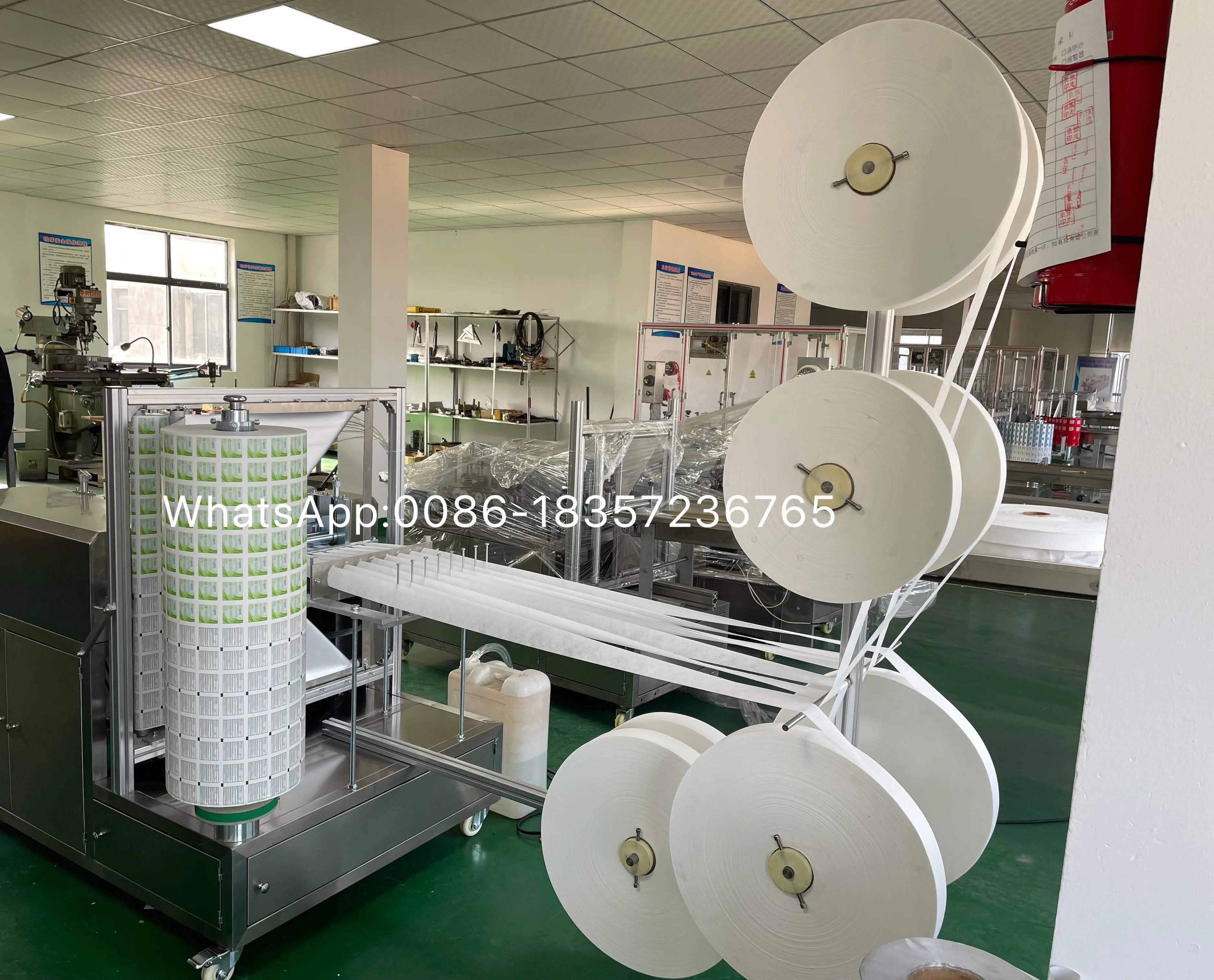 Efficient 4 Side Sealing Alcohol Prep Pad Packing Machine For Cleaning