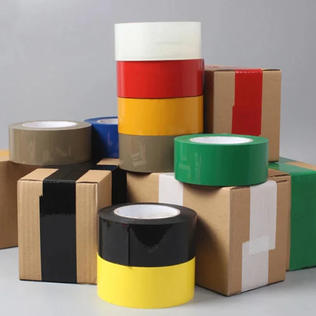 Custom Bopp Adhesive Package Clear Tape with Logo Clear Box Packaging Single Sided Tape for Sealing Custom Bopp Tape