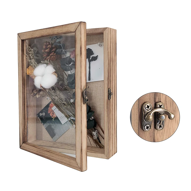 Cheap Deep 8X10 Solid Wood Picture Flowers Shadowbox Deep Box Frame