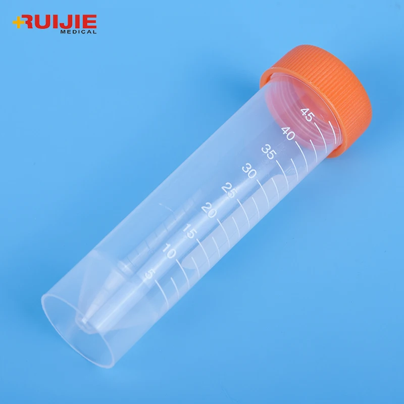 Индивидуальная упаковка центрифужные трубки с плоским дном 50