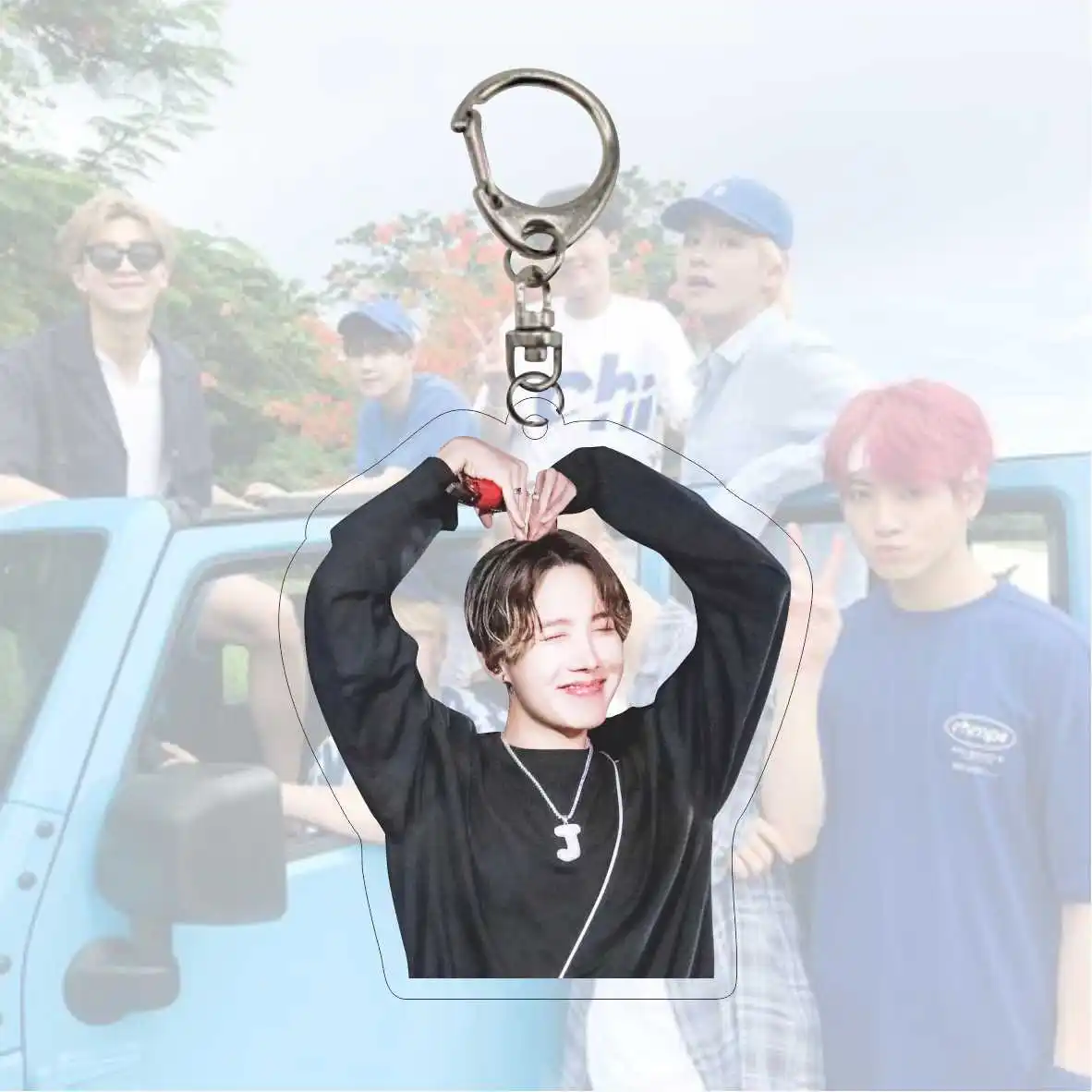 2021 южнокорейская поп-культура Bt s комбинированный товар двойная реальность прозрачные акриловые подвески b ts брелок