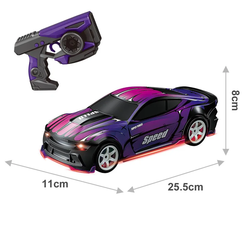 Children 1:18 High Speed 2.4G Drift RC Four-Wheel Drive Drift Car Off-Road Vehicle Radio Control Toy Kids Remote Control RC Car