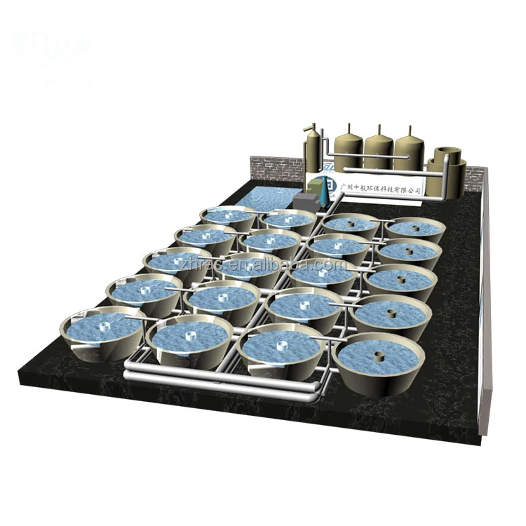 China manufacturer wholesale popular tilapia fish ras complete recirculating aquaculture system equipments