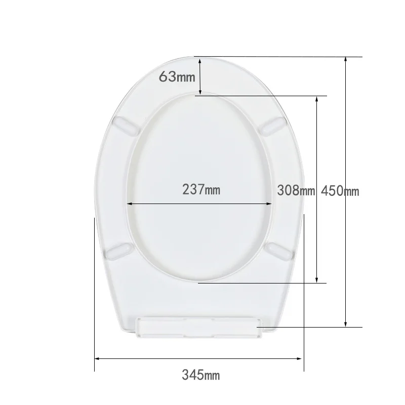 PP Toilet Seat Cover KJ-815 Preferred for ordinary families