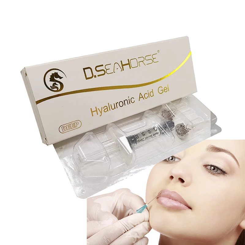 anti wrinkle face filler cross linked gel injection for face skin 1ml hyaluronic acid  injectable dermal filler