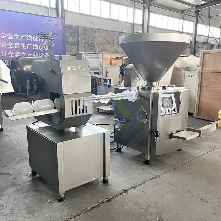 2024 Industrial vacuum Sausage Filling Machine Electric Automatic Sausage Filler And Twist Machine