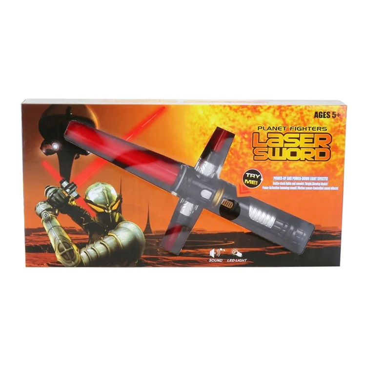 Led Glowing Role-Cosplay Weapon War Fighter Laser Star Force Rainbow Cross Sword