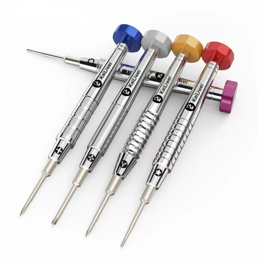 Kailiwei 5PCS/Set Precise Repair Screwdriver Kit T2/0.7/0.8/2.5/1.5 For iPhone Android Phone LCD Screen Dismantling Repair Tool