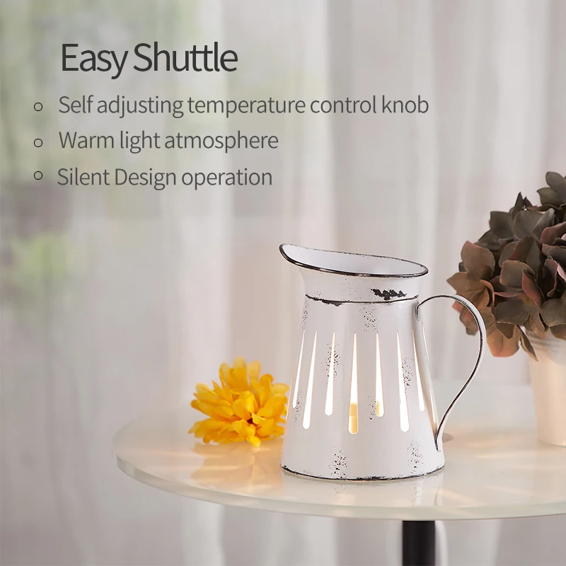 OEM ODM Design Metal Tea Pot Design Home Decor Fragrance Wax Blocks Melter Aromatherapy Lamp Wax Warmer