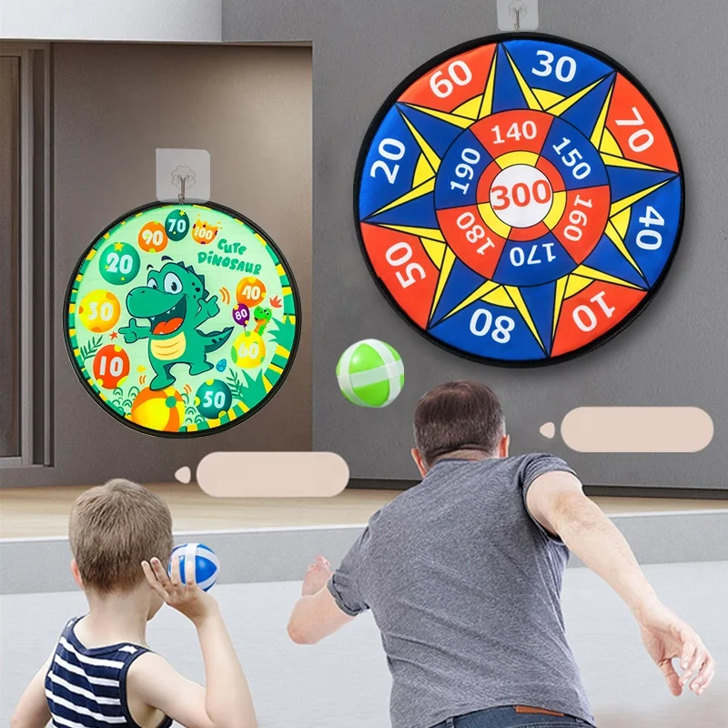 Funny toys dart game children outdoor game dart board for kids sticky ball toy kids sports toys