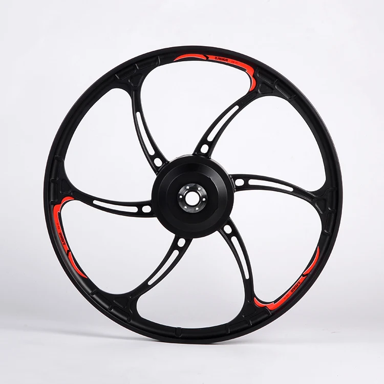 26 inch magnesium alloy geared electric bicycle motor 48V 500W