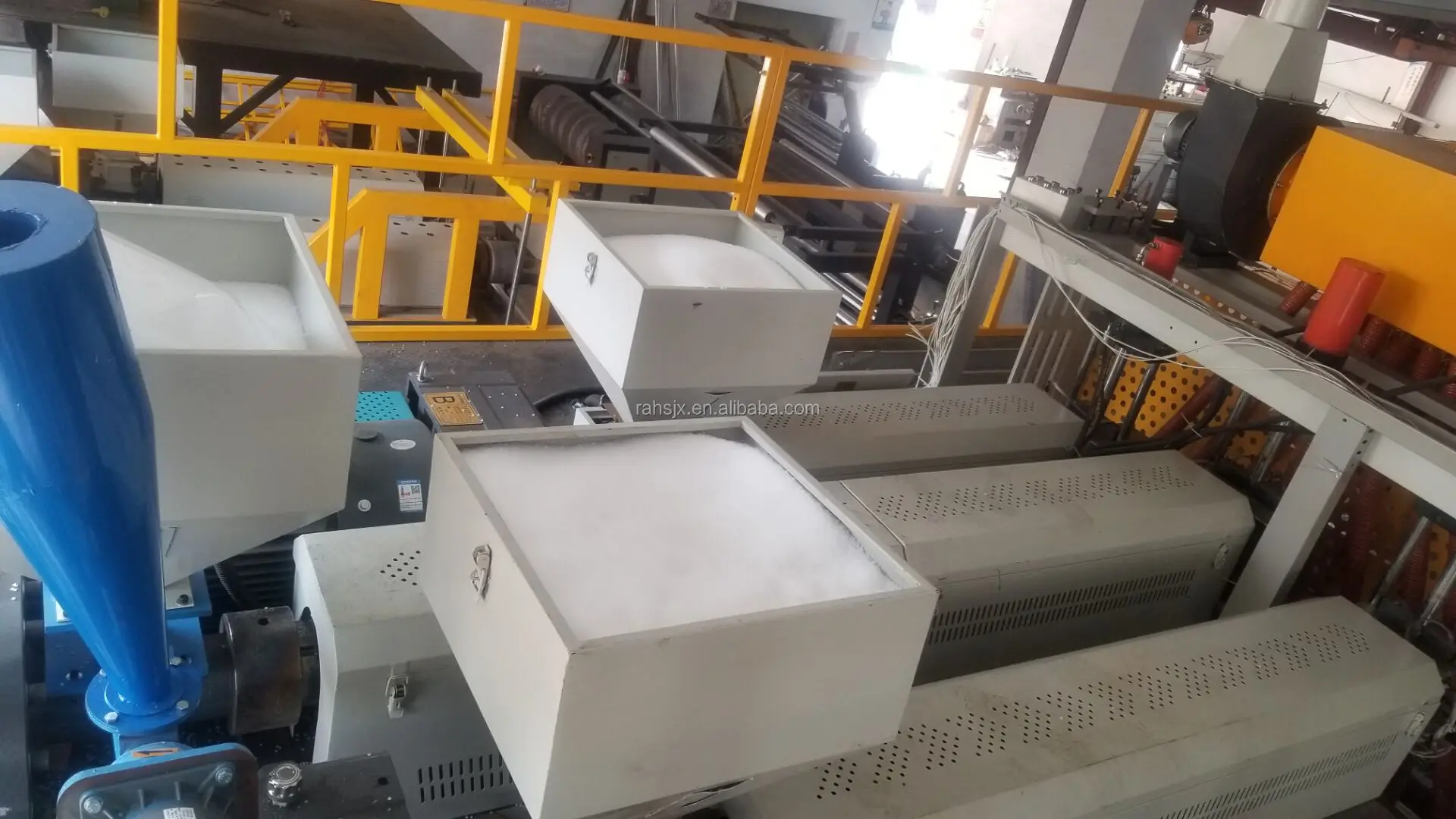 LYM-1500X3C Three screw 3 layers co-extrusion casting 500mm*3 roll LLDPE stretch film machine