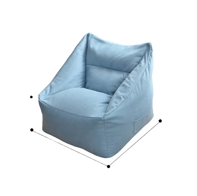 Unique Design Hot Sale Comfortable Square Big pop bag lazy Sofa Bean Bag Chair