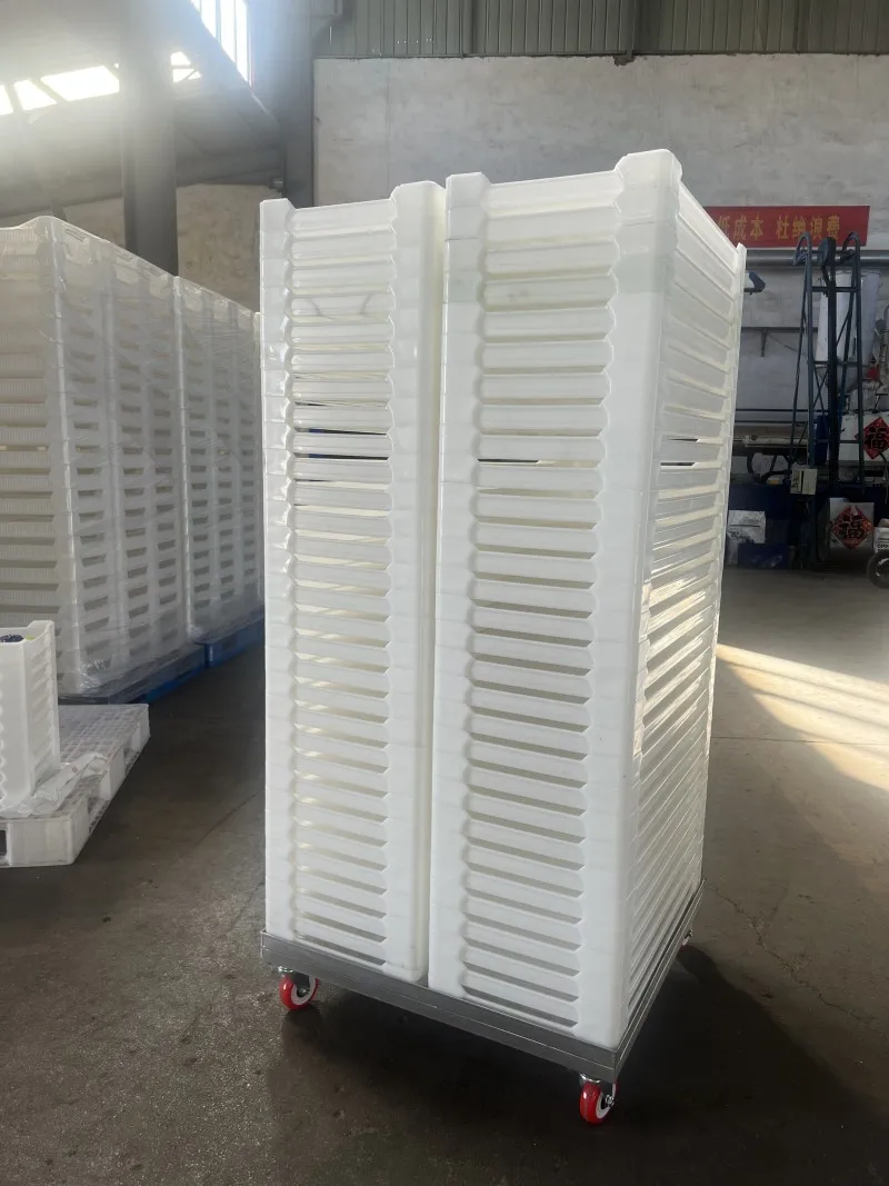 Best seller candy industry well using good air flow vented stackable plastic gummy drying tray