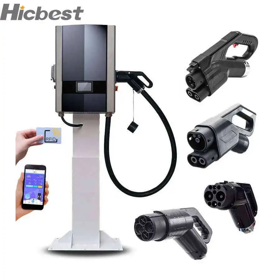 3Phase DC CCS GBT EV Charger RFID WIFI APP Control for VW ID4 ID6 DC EV Charging Station EV Charging Pile