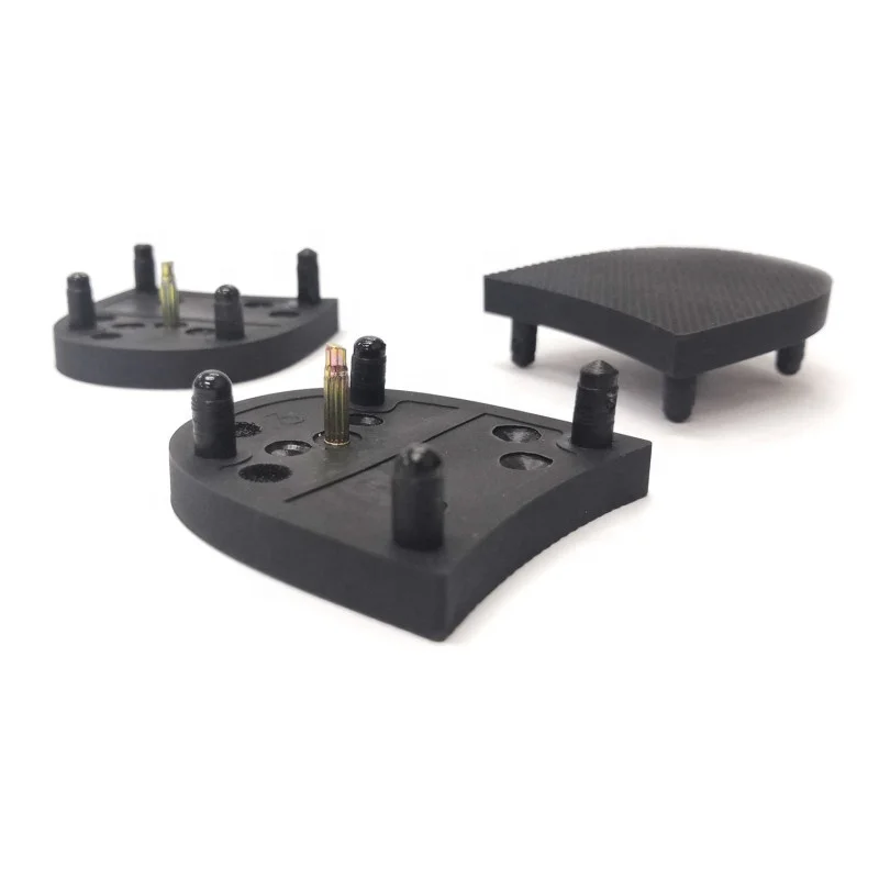 Новые резиновые наконечники на черном каблуке для женской обуви