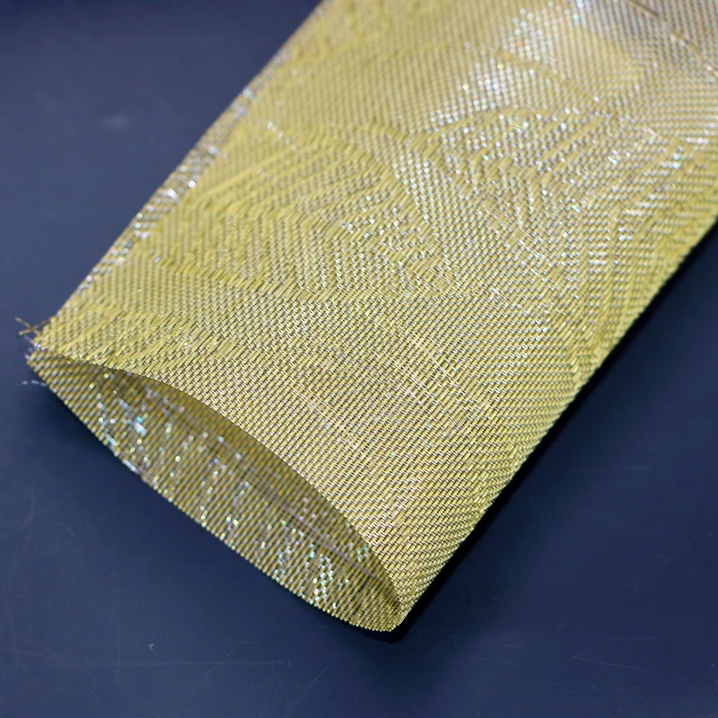 copper silk net wedding metal wire mesh for glass lamination gold decorative mesh for wall decoration