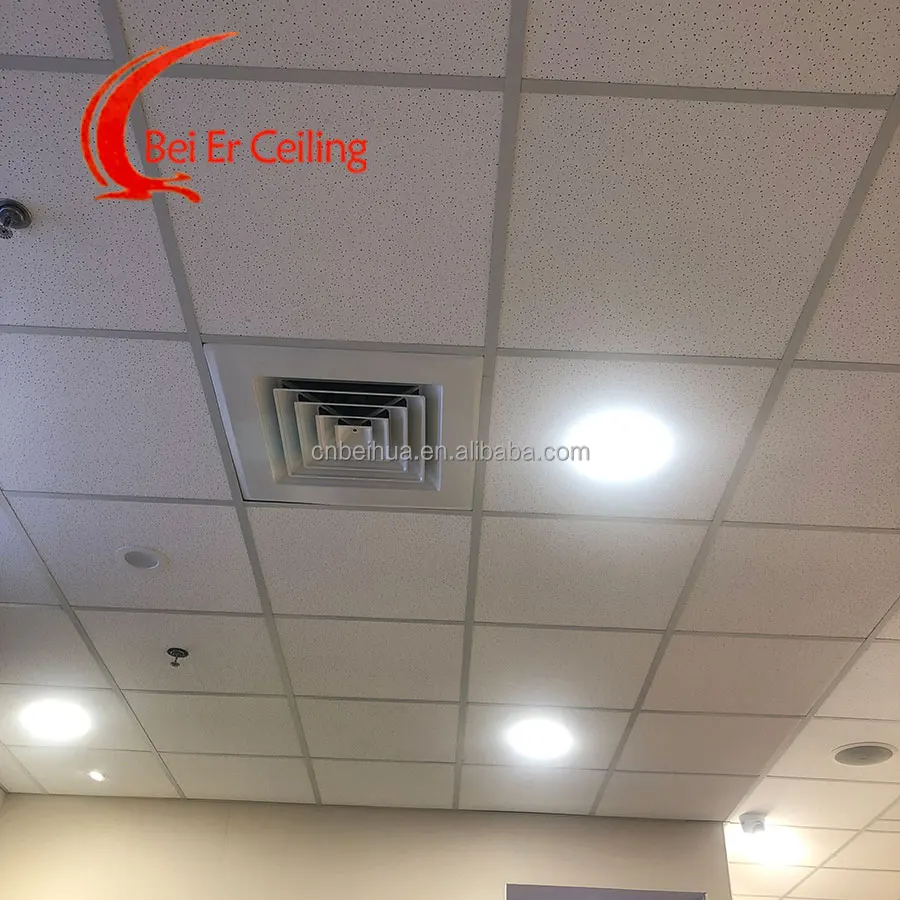 Types Of Ceiling Board 2x2 2x4 Suspended Fireproof Acoustic Mineral Fiber Ceiling Tiles In Pakistan False Ceiling 600x600