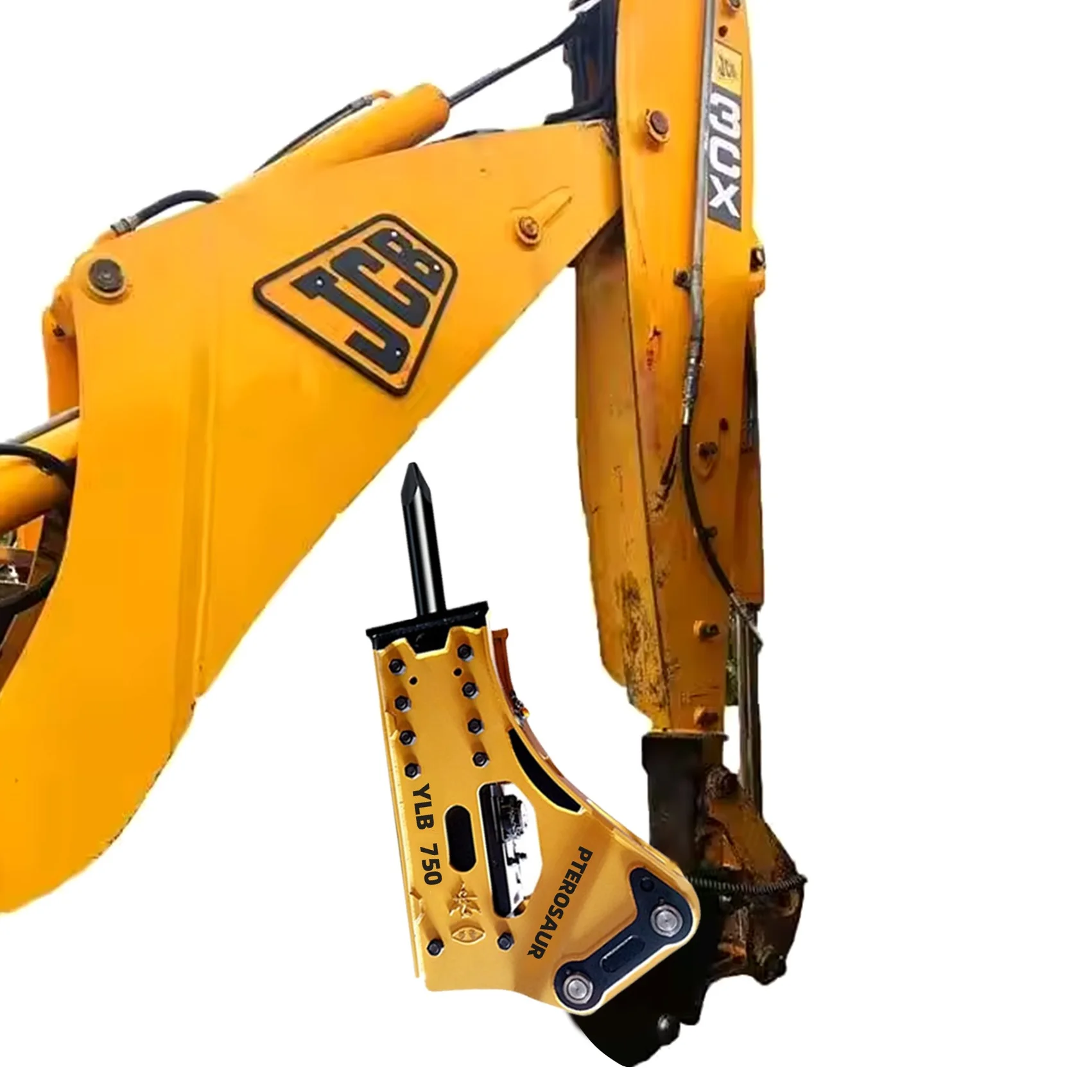 Jcb Земляная дрель jcb 3cx Молот для экскаватора-погрузчика камнедробильный молоток гидравлический