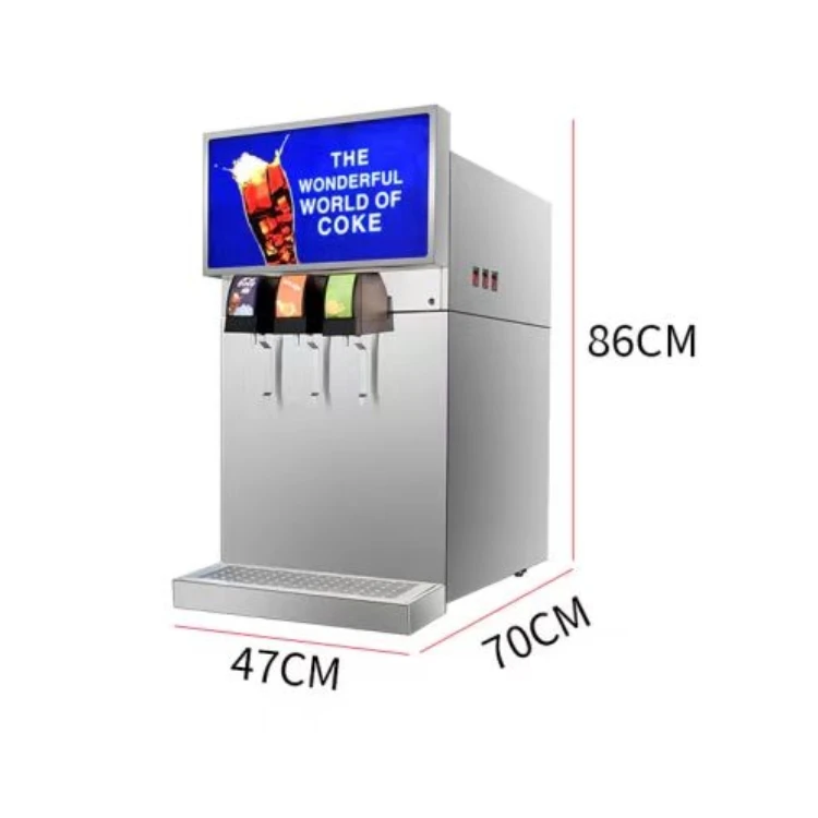 Commercial 6 Valves Automatic Dispenser for Post Mix Soft Drinks for Convenience Stores