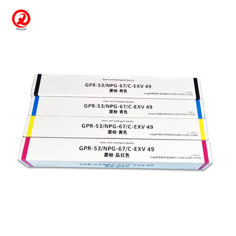 Цвет Совместимость NPG67 GPR53 C-EXV49 тонер-картридж для Canon iR ADV C3020 3025 3520 3530