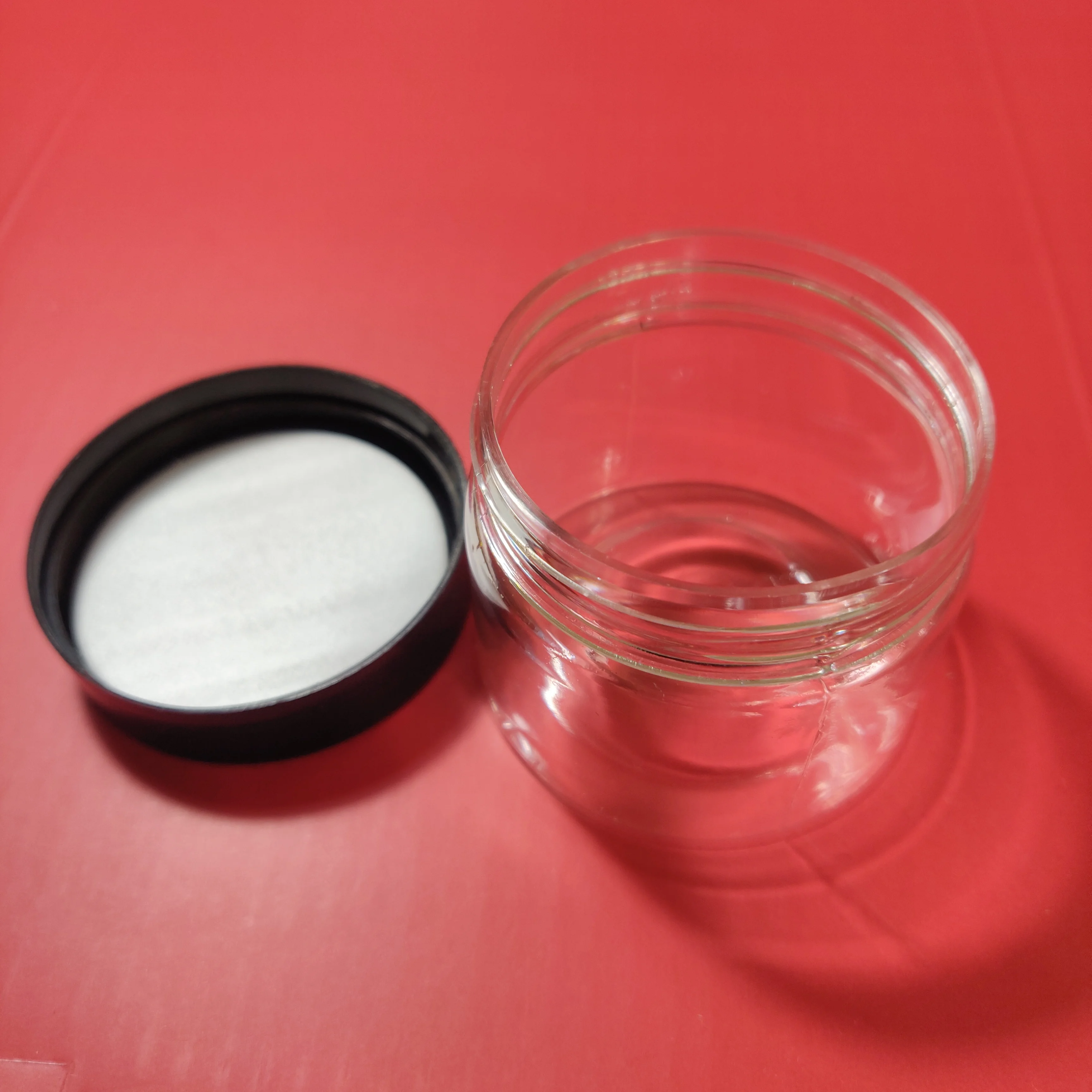 100ml empty pet plastic tuna 35g runtz jars with screw lids-clear plastic cans -zkittles edible packaging