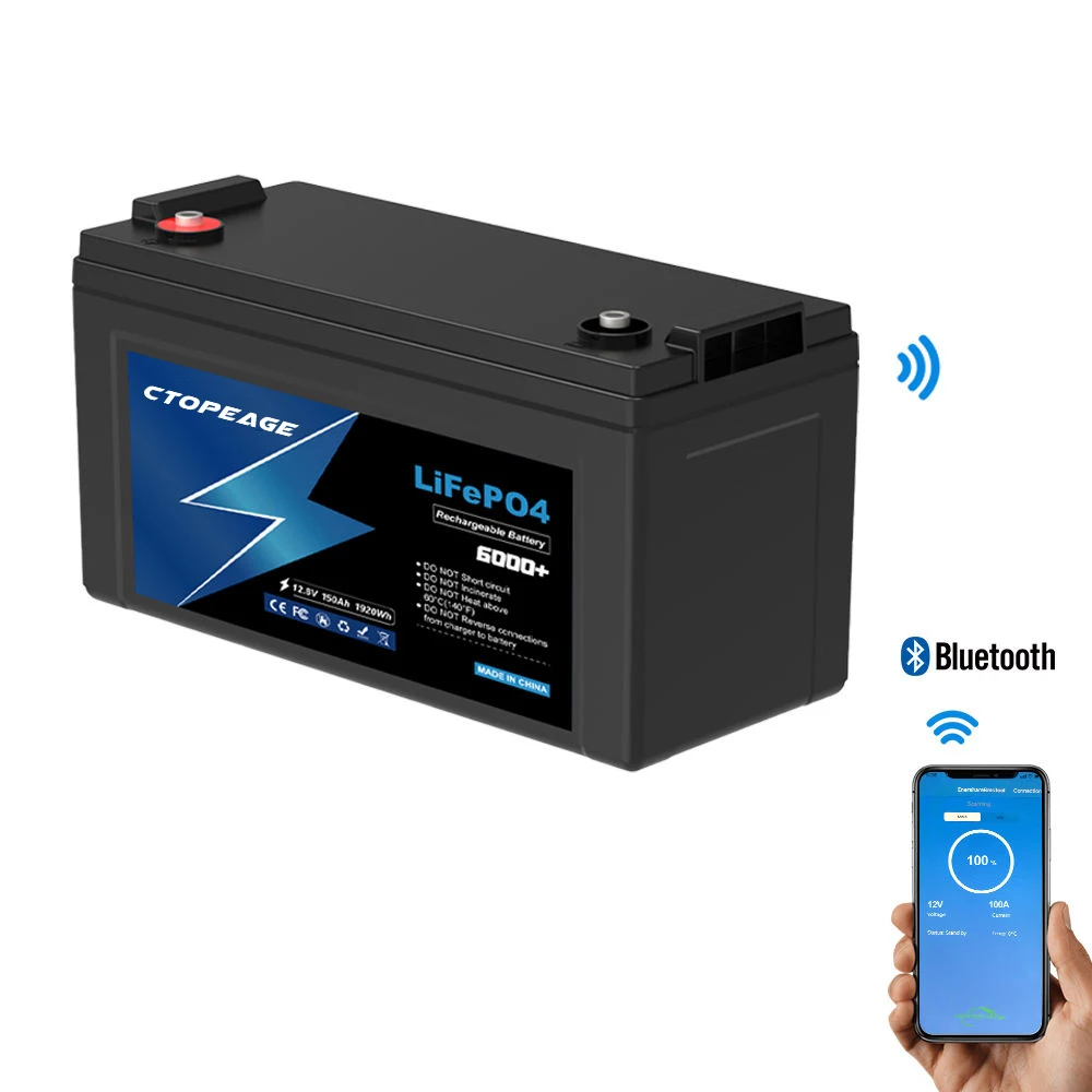 Lifepo4 Batteries Deep Cycle Solar Battery Pack Grade A 12.8v 150AH Solar Battery House System