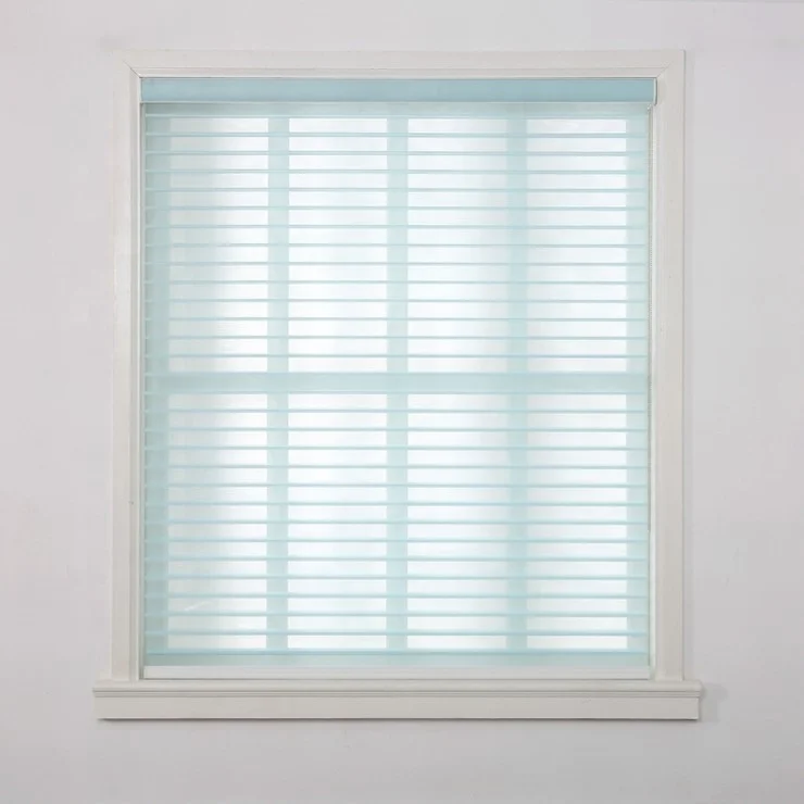 Yongshun horizontal triple one way vision roller blinds shangri-la curtain for balcony