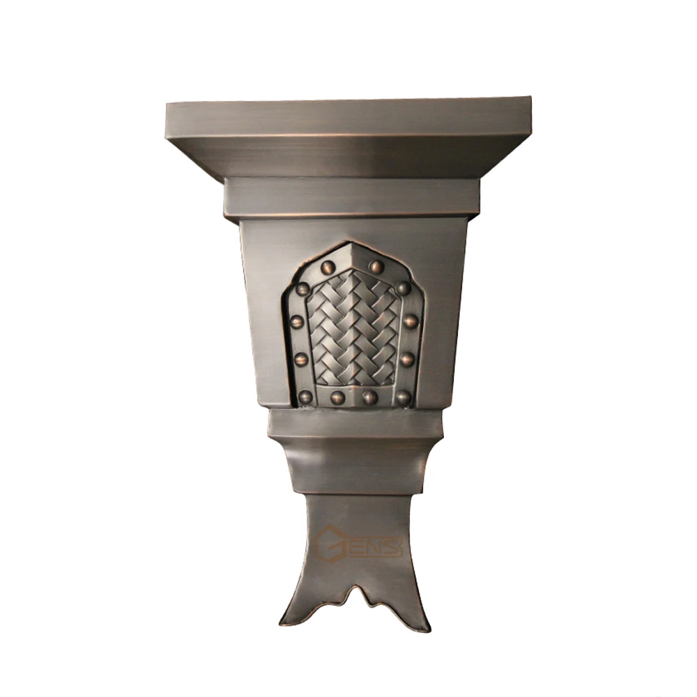 Gens roof gutter system Coated rain barrels Copper Conductor Head Pure Copper Durable Decorative Leader Head