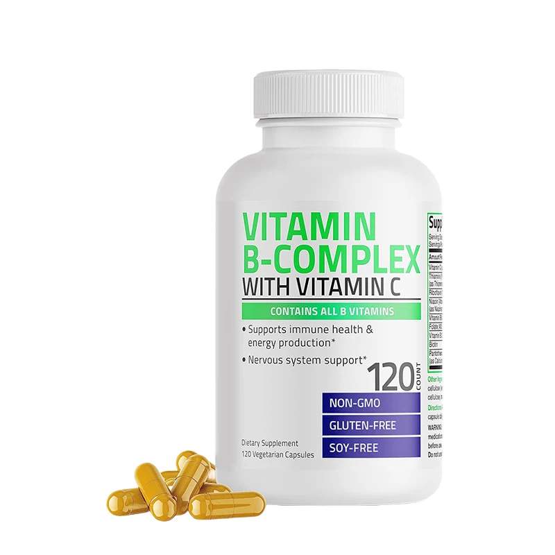 Private Label OEM Sports Nutrition Health Vitamin B Healthy Energy Supplement Vitamin B Complex Capsules