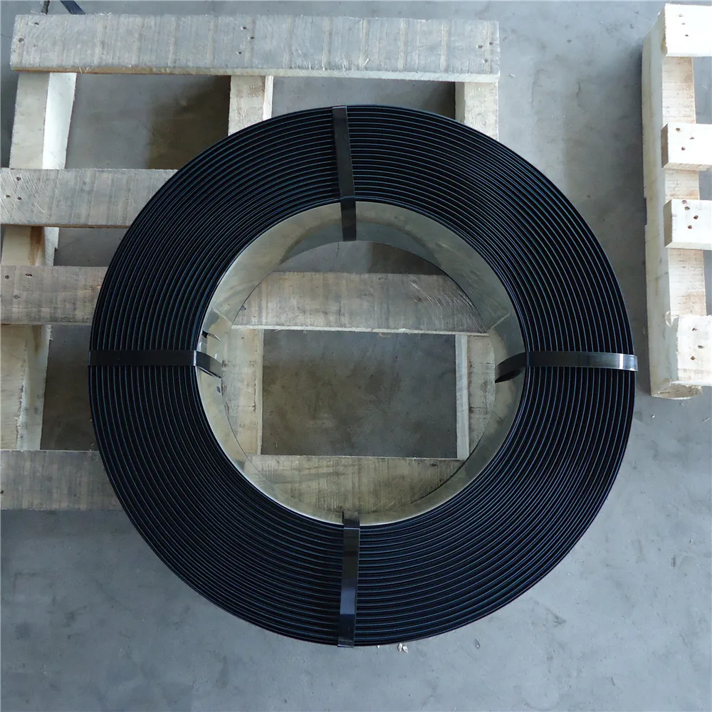 
blue hoop iron steel banding strapping roll 
