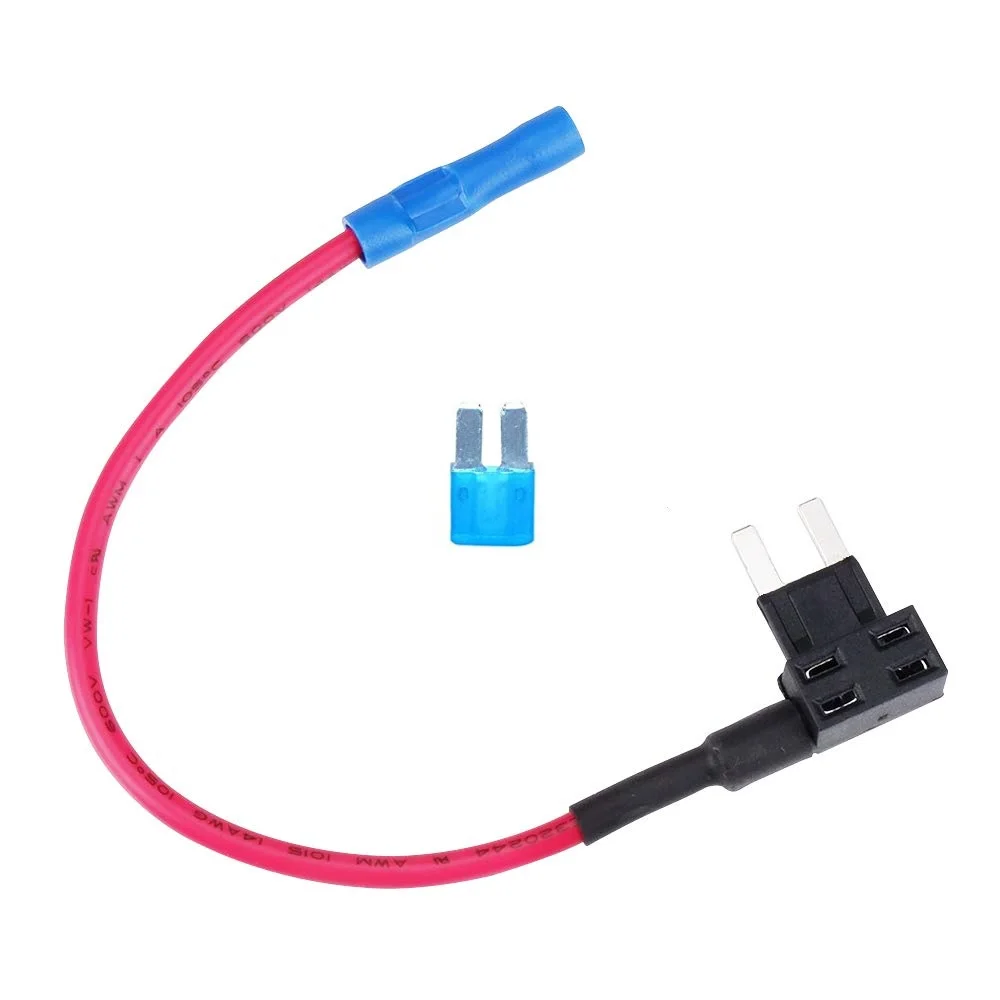 12AWG blade inline electrical automobile middle fuse holder with waterproof cover wiring