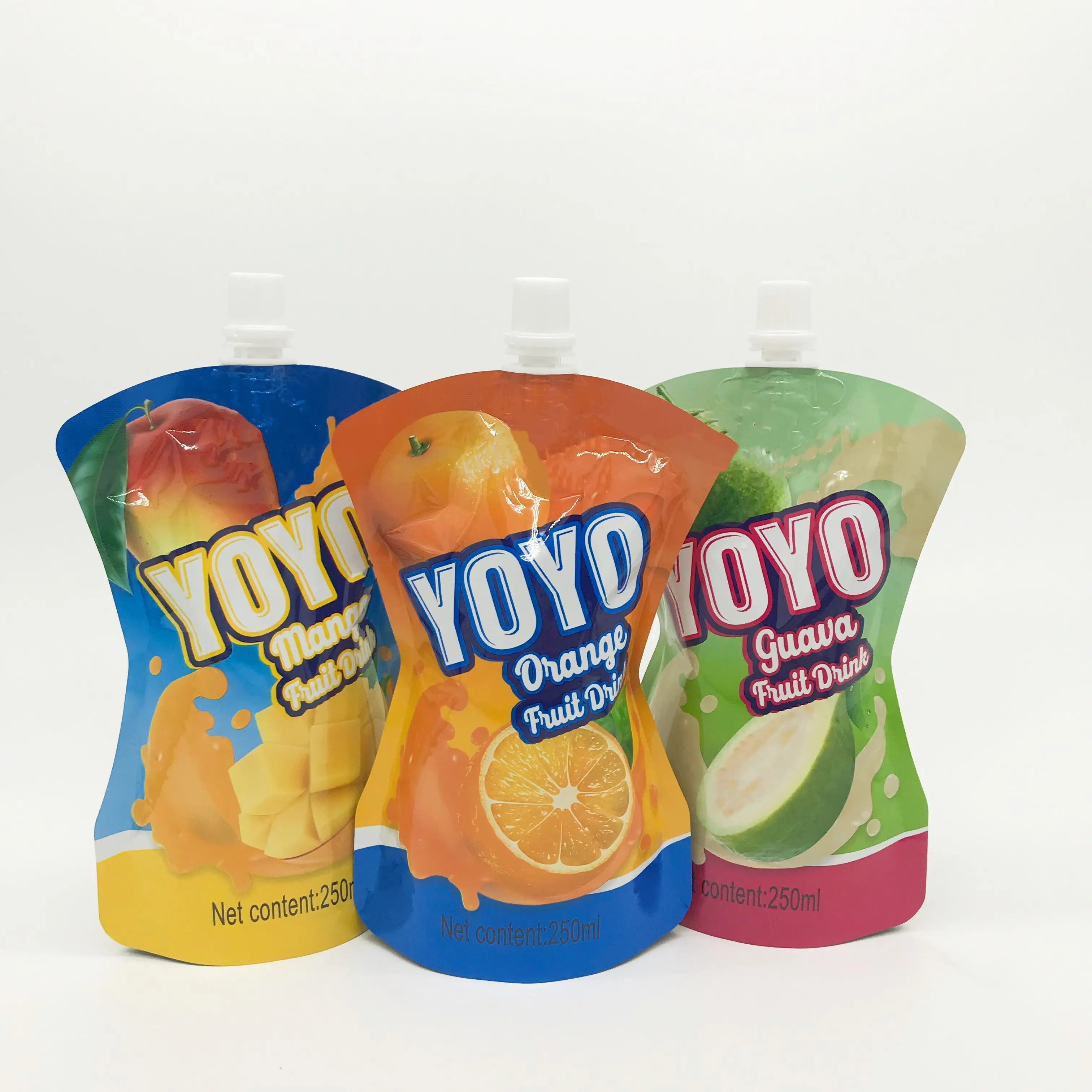 Durable beverage seasoning packaging juice filling with nozzle packaging