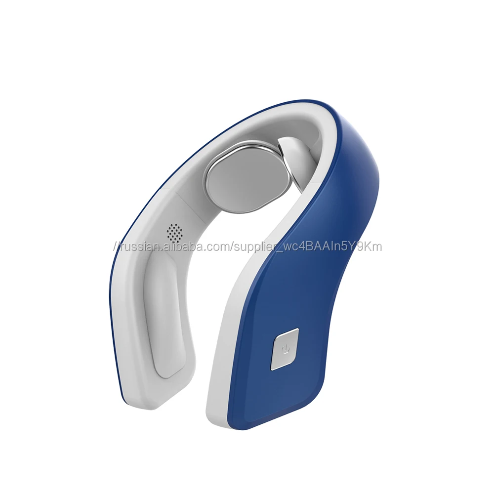 USB перезаряжаемые беспроводной голосовой контроль Электрический массажер для шеи с работы при прослушивании музыки по Bluetooth