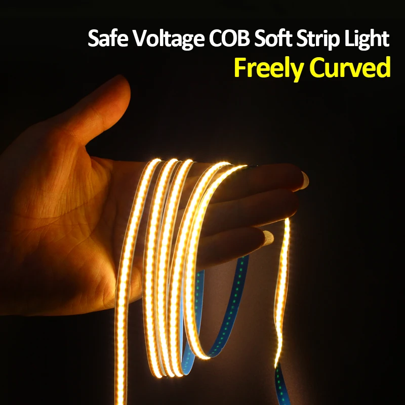 Led silicone waterproof light strip 12V 24V wide 10mm 8mm flexible Led light strip RA90 can be used for decorative lighting