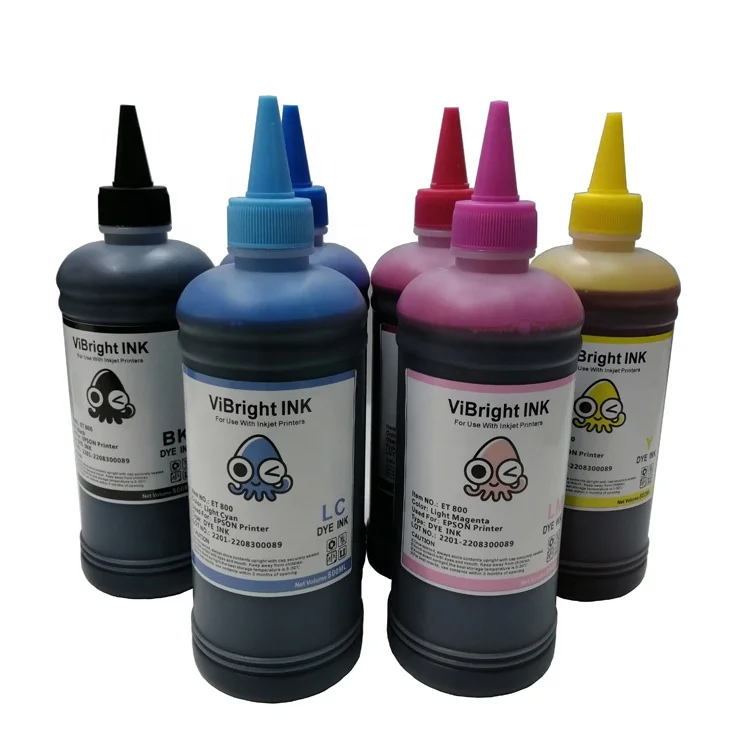 ViBright ET800 500ML   RX615/R270/R290  Artisan 1430/837 bottle ink  CISS refill special  premium dye ink