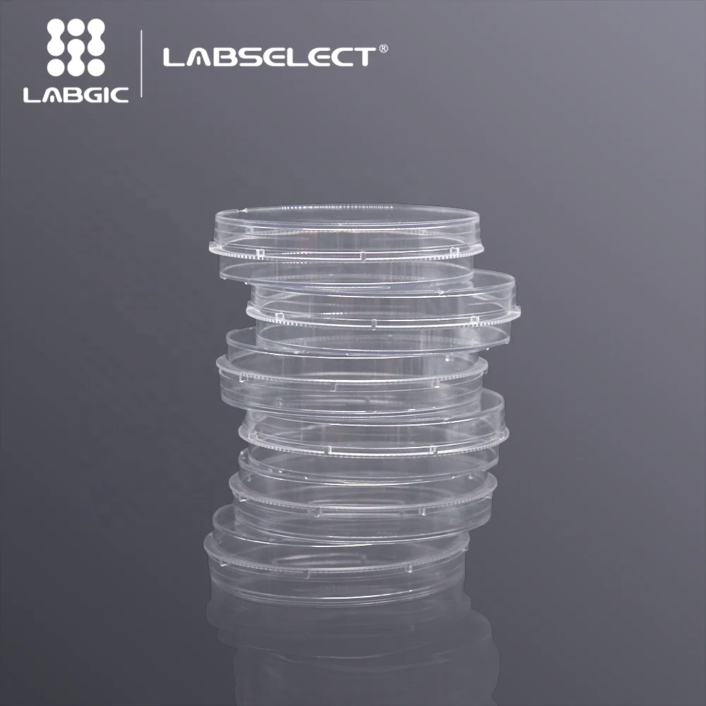 Labgic cell cuture dish 100mm petri dish easy to handle Labselect lab dish