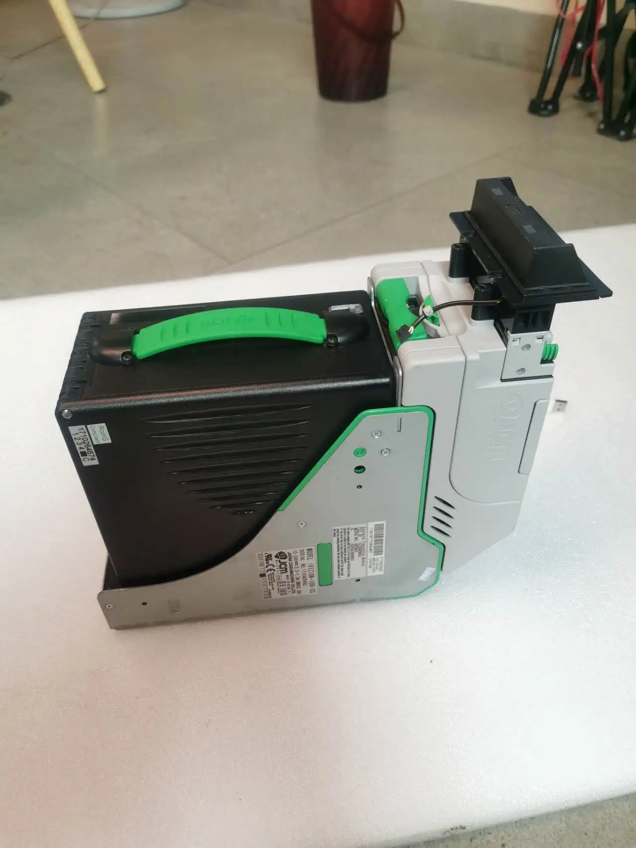 Kiosk use JCM IVIZION-100-SS Bill Validator cash box  black bezel for retail machine JCM Cash acceptor