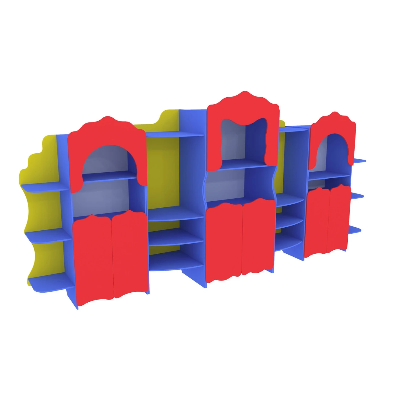 New Design Modern Style Eco-friendly L-VOC E0 Class Chinese Fir Block Board Kids Wood Cabinet with ISO9001/14001